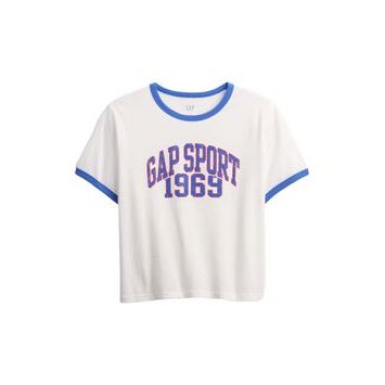 GAP Crop tričko Bílá