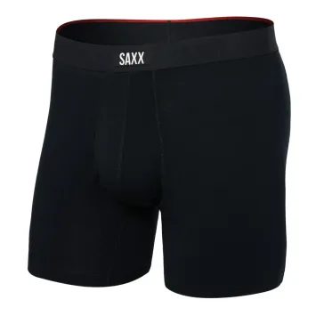 SAXX VIBE XTRA SUPER SOFT BOXER BRIEF FLY, black