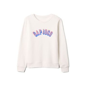 GAP Mikina s logem Bílá