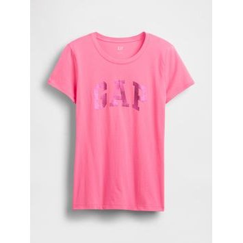 GAP Tričko s logem Růžová