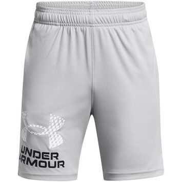 UNDER ARMOUR Tech Logo Shorts, Mod Gray / White