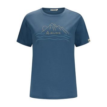 ACLIMA LightWool 140 Tee Sunset W's Blue Fusion