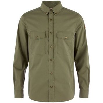 FJÄLLRÄVEN Övik G-1000 Shirt LS M Laurel Green