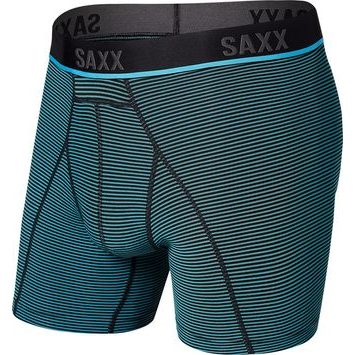 SAXX KINETIC HD BOXER BRIEF, cool blue feed stripe