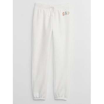 GAP 831146-01 Dětské tepláky s logem Bílá