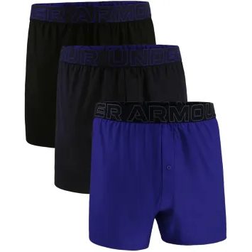 UNDER ARMOUR M UA Lounge Tech Mesh Boxer 6in-3pk blue