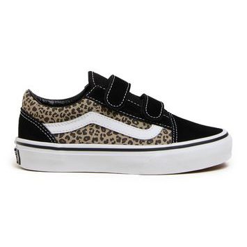 VANS Old Skool V BLACK/LEOPARD