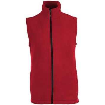 BENNON FLEECE Vest red