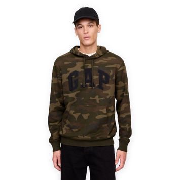 GAP 718935-00 Mikina s logem Zelená