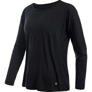SENSOR MERINO AIR traveller dámské triko dl.rukáv černá
