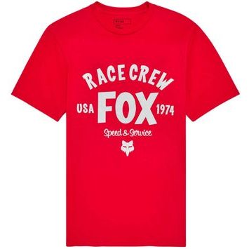 FOX Slogan S Prem Tee Flame Red