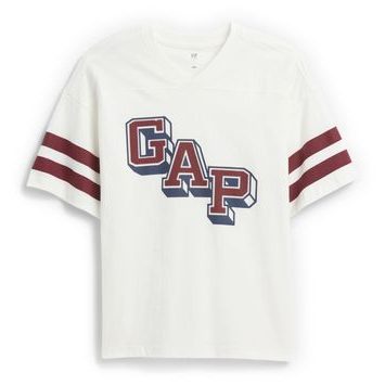 GAP 768110-04 Dětské oversize tričko Bílá