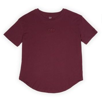 GAP 407990-09 Bavlněné tričko s logem Červená