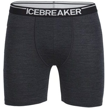 ICEBREAKER M Anatomica Long Boxers JET HTHR