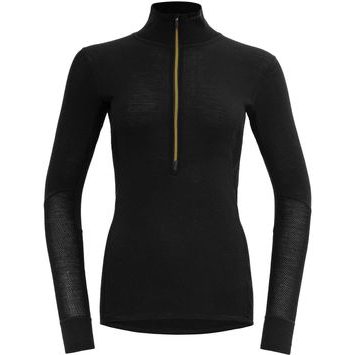 DEVOLD Wool Mesh 190 Zip Neck Wmn, Caviar