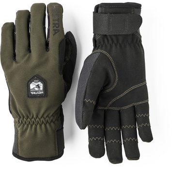 HESTRA Ergo Grip Wool Touring - 5 finger Dark forest / Black