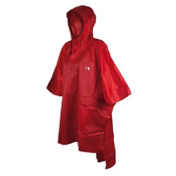 TATONKA Poncho 3, red - pláštěnka