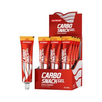 NUTREND Carbosnack Gel, tuba, 12x 50 g box, meruňka
