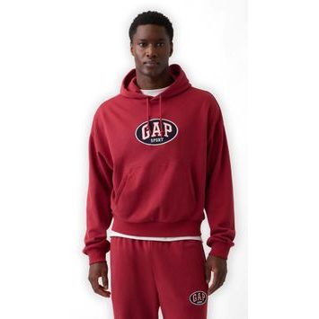 GAP 887935-02 Oversize mikina s logem VintageSoft Červená