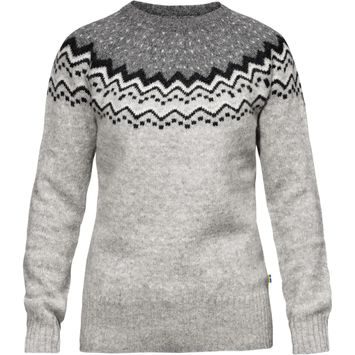 FJÄLLRÄVEN Övik Knit Sweater W, Grey