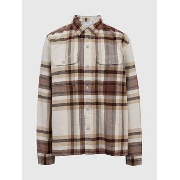GAP 453164-03 Teen flanelová košile Hnědá