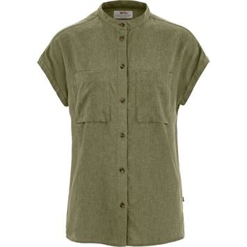 FJÄLLRÄVEN Övik Hemp Shirt SS W Green