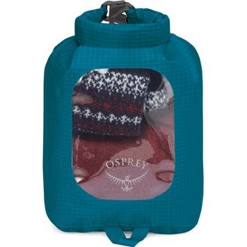 OSPREY DRY SACK 3 W/WINDOW, waterfront blue
