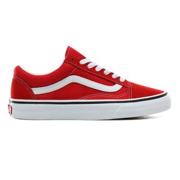 VANS OLD SKOOL SHOES, Racing Red/True White