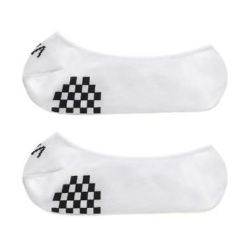 VANS WM GIRLY NO SHOW 1-6 2PK WHITE/BLACK