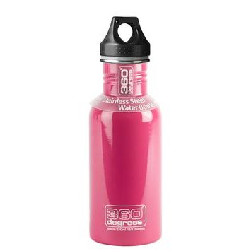 360° 360° Stainless Drink Kids Bottle 350 ML with Kids Flip Cap Pink