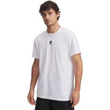 UNDER ARMOUR Curry Hvyweight Logo Tee white