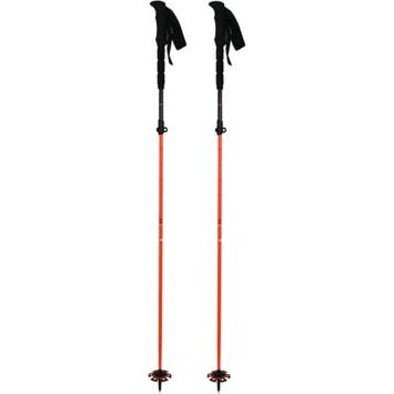 BLIZZARD Tour telescopic ski poles, black/orange