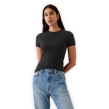 GAP 544347-02 Tričko s krátkým rukávem Černá