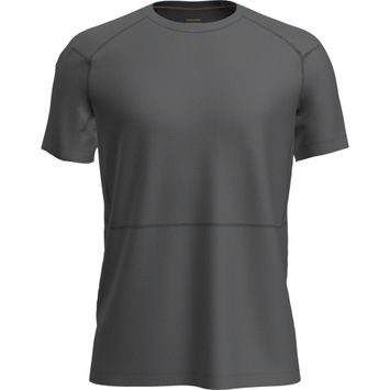 ICEBREAKER M Mer 200 Waffle Elevation SS Tee OBSIDIAN