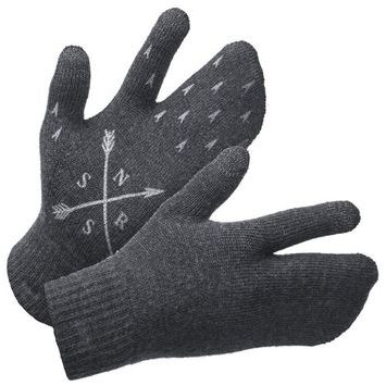 SENSOR RUKAVICE MERINO LOBSTER tmavě šedá
