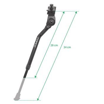 FORCE TOP 20-28 Al pod rám+protikus, černý