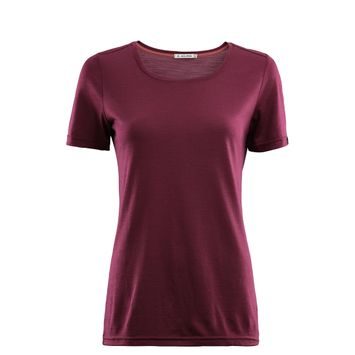 ACLIMA LightWool T-shirt, Woman, Zinfandel