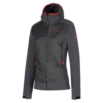 LA SPORTIVA Kap Hybrid Hoody W Carbon/Cherry Tomato