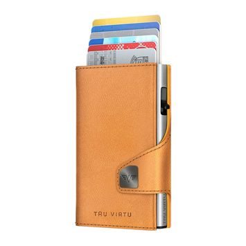 TRU VIRTU Wallet Click & Slide - vegan Bio Apple Wallnut