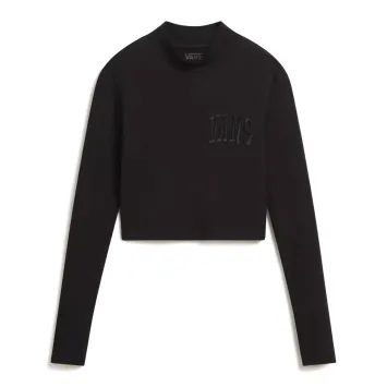VANS MINI MOCK NECK LS Black