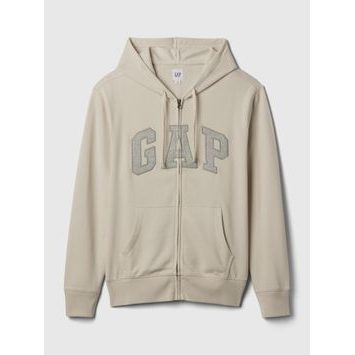 GAP Mikina na zip Béžová