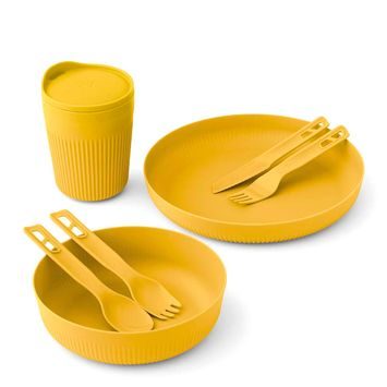 SEA TO SUMMIT Passage Dinnerware Set - [1P] [7 Piece], Arrowwood Yellow