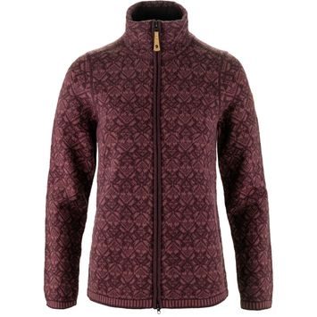 FJÄLLRÄVEN Snow Cardigan W Port