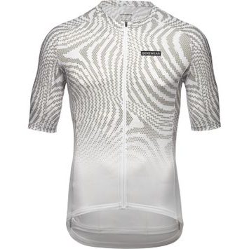 GORE Spirit Moire Jersey Mens white / lab gray