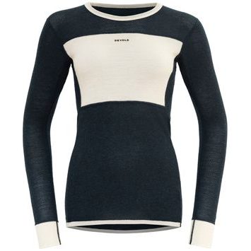 DEVOLD Wool Mesh 190 Shirt Wmn, Ink/Offwhite