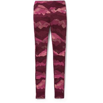 SMARTWOOL W CLASSIC THERMAL MERINO BL PATTERN BB festive fuchsia mountain scape