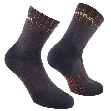 LA SPORTIVA Swift Trail Socks Black/Yellow