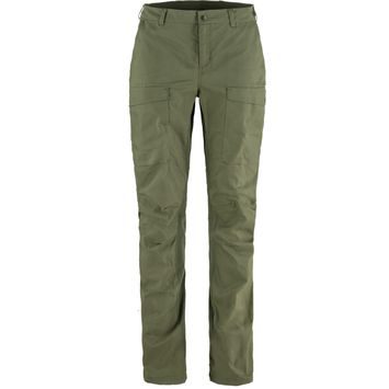 FJÄLLRÄVEN Abisko Hybrid Trail Trousers W Laurel Green