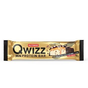 NUTREND Qwizz 35% Protein Bar, tyčinka, 60 g slaný karamel