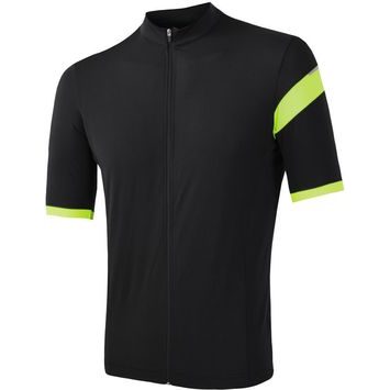 SENSOR CYKLO COOLMAX CLASSIC pánský dres kr.rukáv celozip true black
